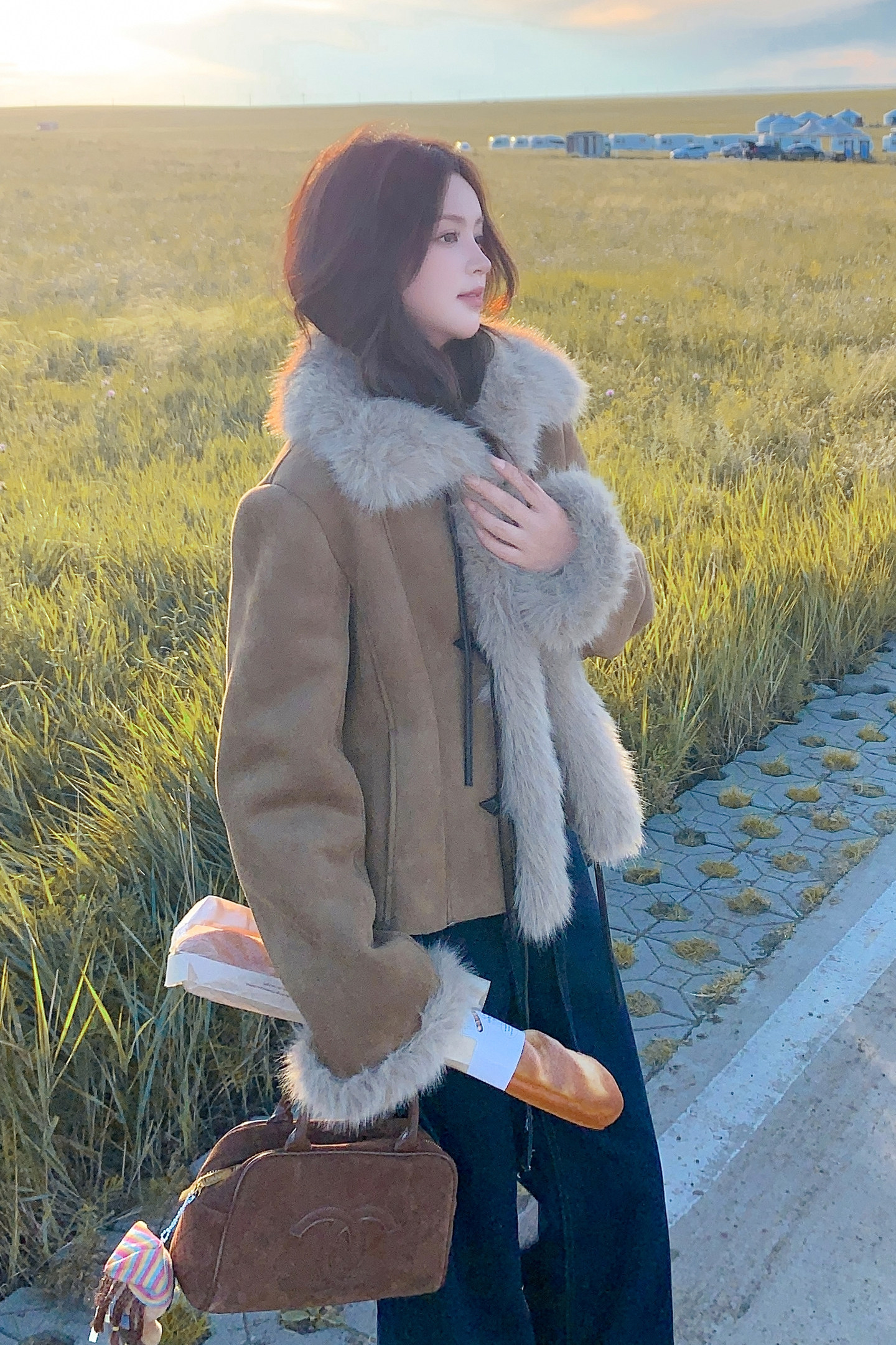 【现货】数据169羊羔毛外套85141-P225K318,女装短外套,浙宝169A(原263)