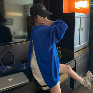 秋装新款款号2228—P105假两件宽松卫衣K158,女装卫衣/绒衫,浙宝169A(原263)