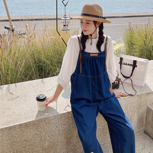 【新款】169-23031减龄牛仔背带裤P115控168 一套P145控198,女装牛仔裤,浙宝169A(原263)