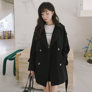 263新款现货2203--P135 控188 短款风衣外套图片