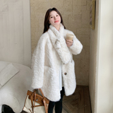 【新款现货】数据优 85154-P225K338兔毛外套 戴围巾,女装短外套,浙宝169A(原263),浙宝-网红风 【新款现货】数据优 85154-P225K338兔毛外套 戴围巾,女装短外套,浙宝169A(原263),浙宝-网红风