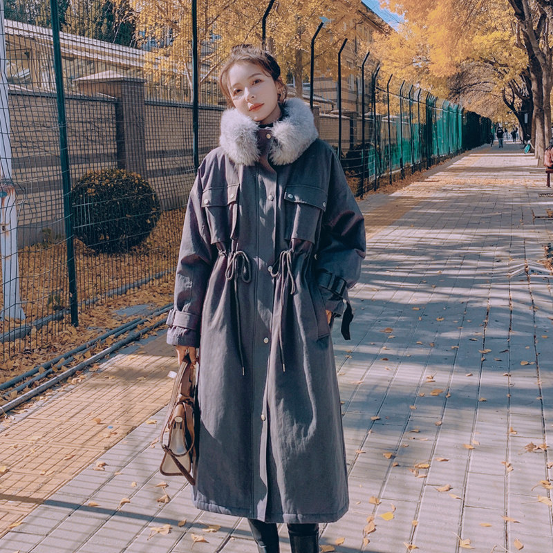 现货　货号Ｄ37—Ｐ195兔毛内胆长款派克服控268图片