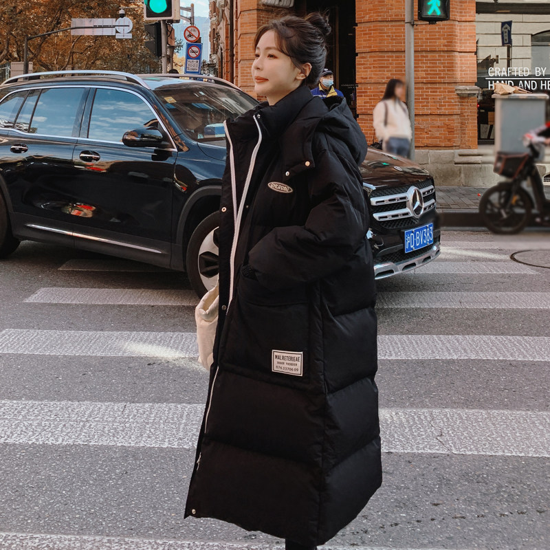 主推款D2114—P195 实穿保暖撞色双向拉链长款服 K278图片