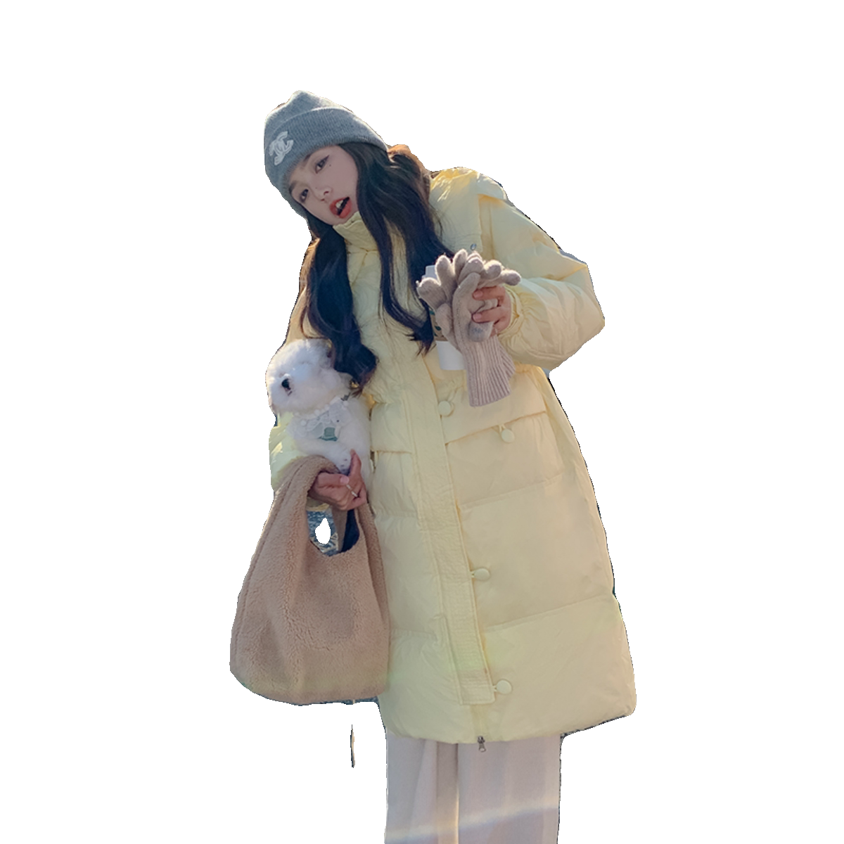 现货169羽绒服Y010-P225K348马卡龙色奶黄色羽绒服,女装羽绒服,浙宝169A(原263)