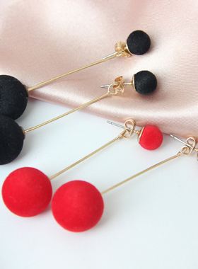 diy欧美日韩风毛球学生首饰