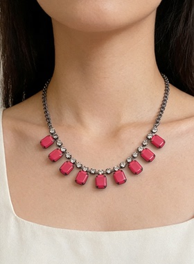 欧美外贸饰品时尚百搭个性夸张项链女款项链锁骨链项链锁骨链AA05