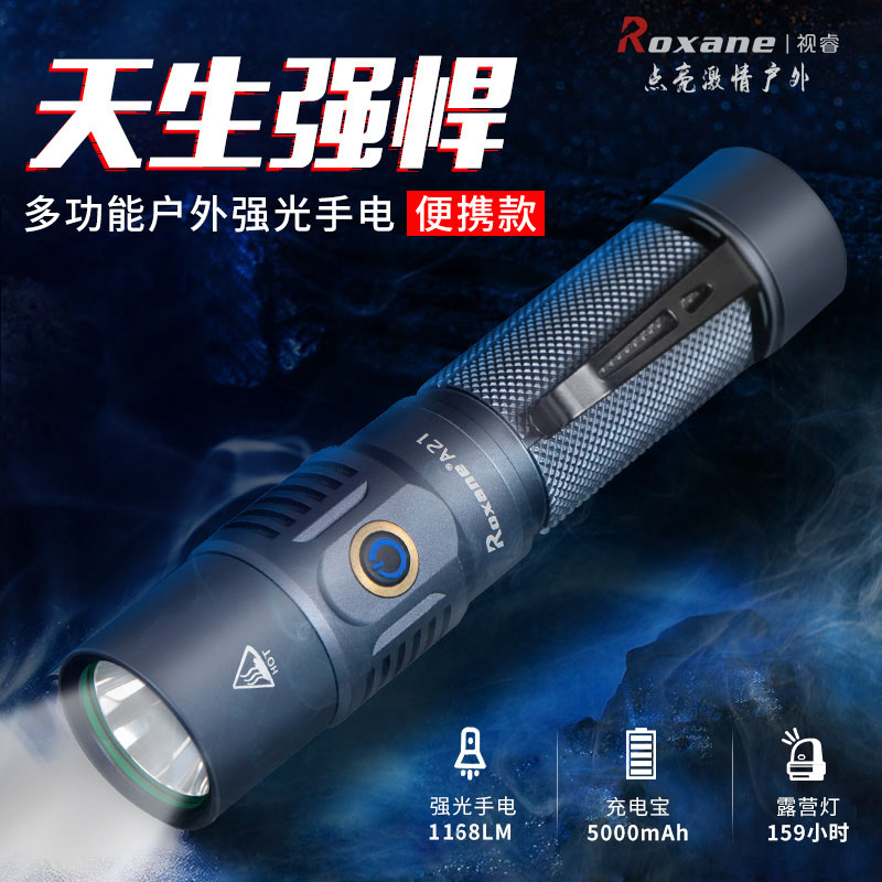 视睿A21超亮远射强光手电筒