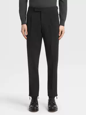 Spring and Autumn New Products Z The same series imported TR imitation wool craft men's casual pants trousers with elasticity