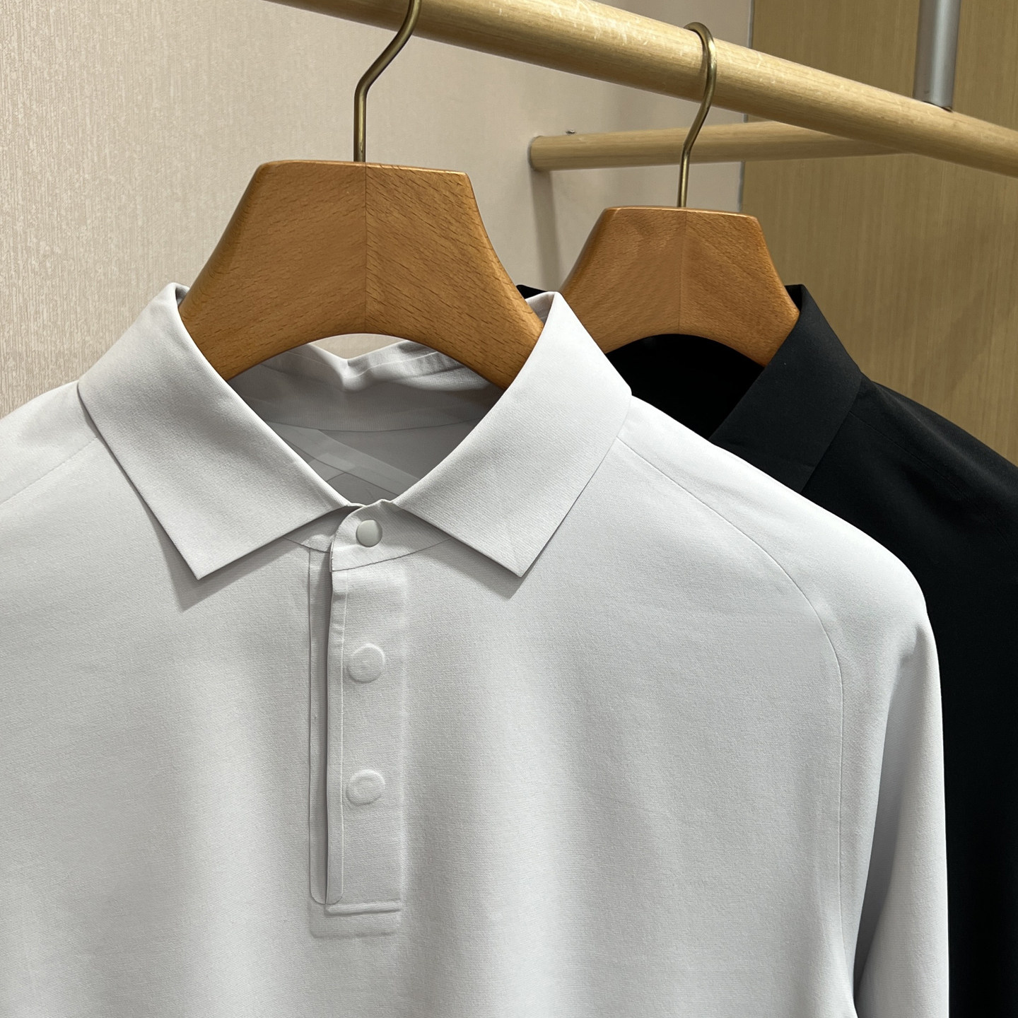 迪伽柜1K+基础百搭抗皱无缝压胶男士商务休闲POLO衫长袖翻领T恤,男装,T恤,淘宝优惠券,粉丝福利购,淘宝优惠卷