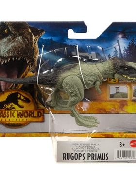 美版美泰Jurassic World 侏罗纪世界 Ferocious Pack恐龙模型玩具