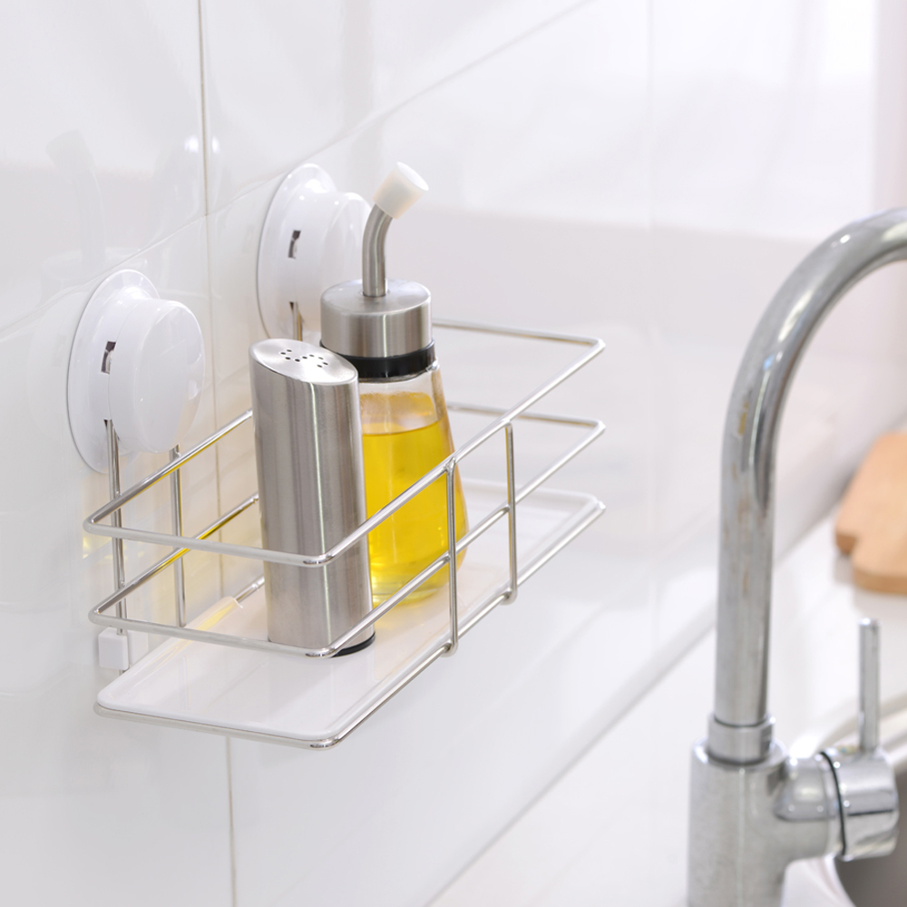 260134Garbath嘉宝吸盘卫浴置物架免钉免钻免打孔