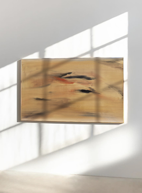 crisis art98抽象画装饰画客厅卧室办公室暖色侘寂风
