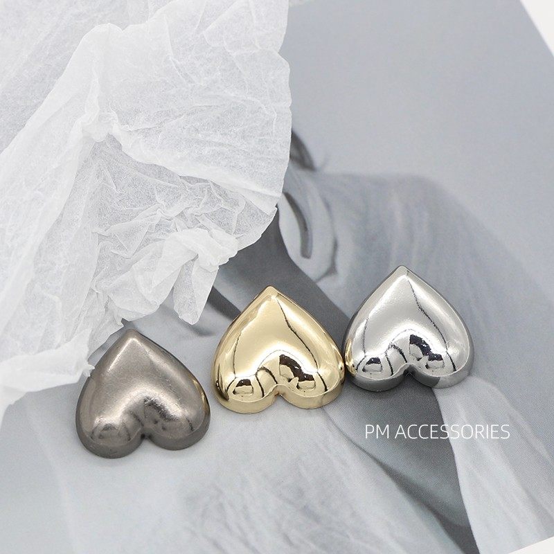 简约光版桃心金属纽扣女上衣毛衣扣子连衣裙大衣外套爱心形装饰扣,居家布艺,纽扣,淘宝优惠券,粉丝福利购,淘宝优惠卷