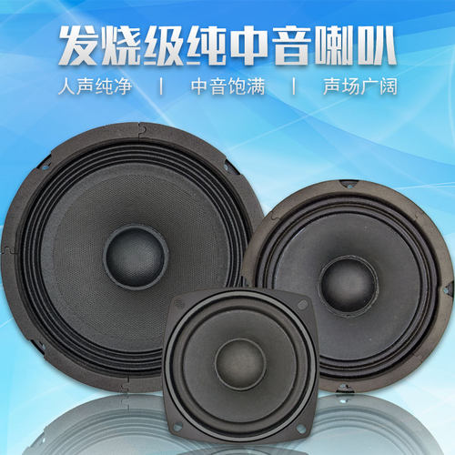 发烧级纯中音喇叭高保真音箱改装
