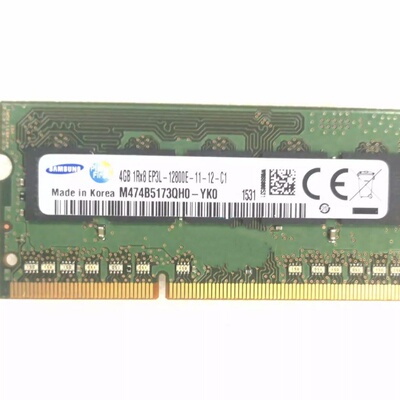 三星4G DDR3L 1600 纯ECC SODIMM M474B5173QH0-YK0工控机内存条