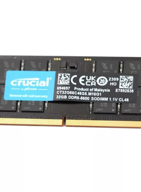 适配机械革命苍龙16Ultra 16X Pro 32G 16G DDR5 5600笔记本内存