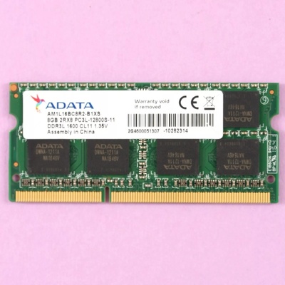 威刚8G 2RX8 PC3L-12800S-11 DDR3L 1600 CL11 SO-DIMM笔记本内存