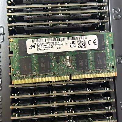 镁光16G DDR4 3200 ECC SODIMM MTA18ASF2G72HZ-3G2R1笔记本内存