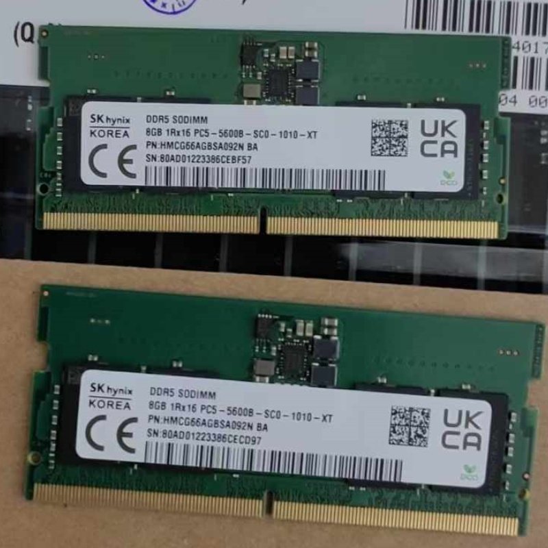 适配FIREBAT火影众颜U6 2024 32G 16G DDR5 5600 8G笔记本内存条