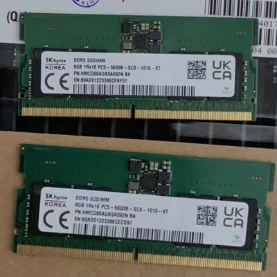 适配FIREBAT火影众颜U6 2024 32G 16G DDR5 5600 8G笔记本内存条