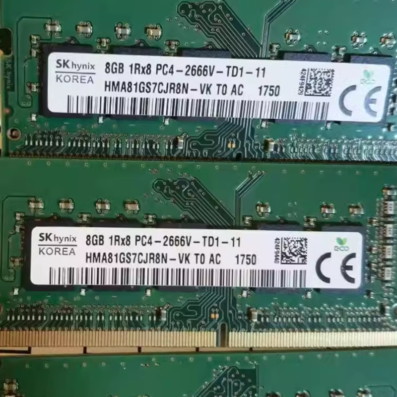 SK Hynix海力士8G 1RX8 PC4-2666V-TD1-11 ECC工作站笔记本内存条
