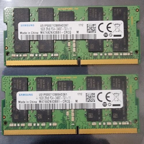 三星16G DDR4 2400MHz ECC SODIMM M474A2K43BB1-CRC/Q笔记本内存