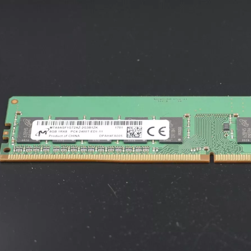 镁光8G DDR4 2400纯ECC UDIMM MTA9ASF1G72AZ-2G3B1服务器内存条