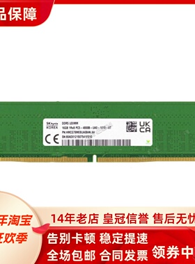 SK 16G 1RX8 PC5-4800B-UA0-1010-XT HMCG78MEBUA081N 台式机内存