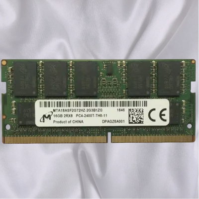 镁光16G 2RX8 PC4-2400T-TH0-11 DDR4 纯ECC SODIMM工作站内存条