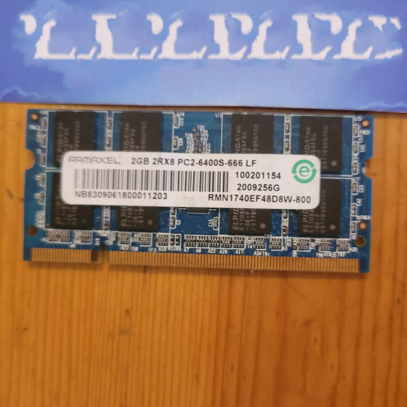 RAMAXEL记忆科技RMN1740EF48D8W-800 2G DDR2 6400S笔记本内存条