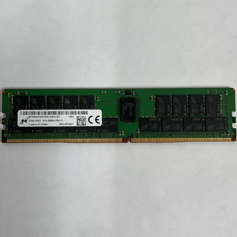 镁光32G 2RX4 PC4-2666V-RB2-11/12 DDR4 2667 ECC REG服务器内存