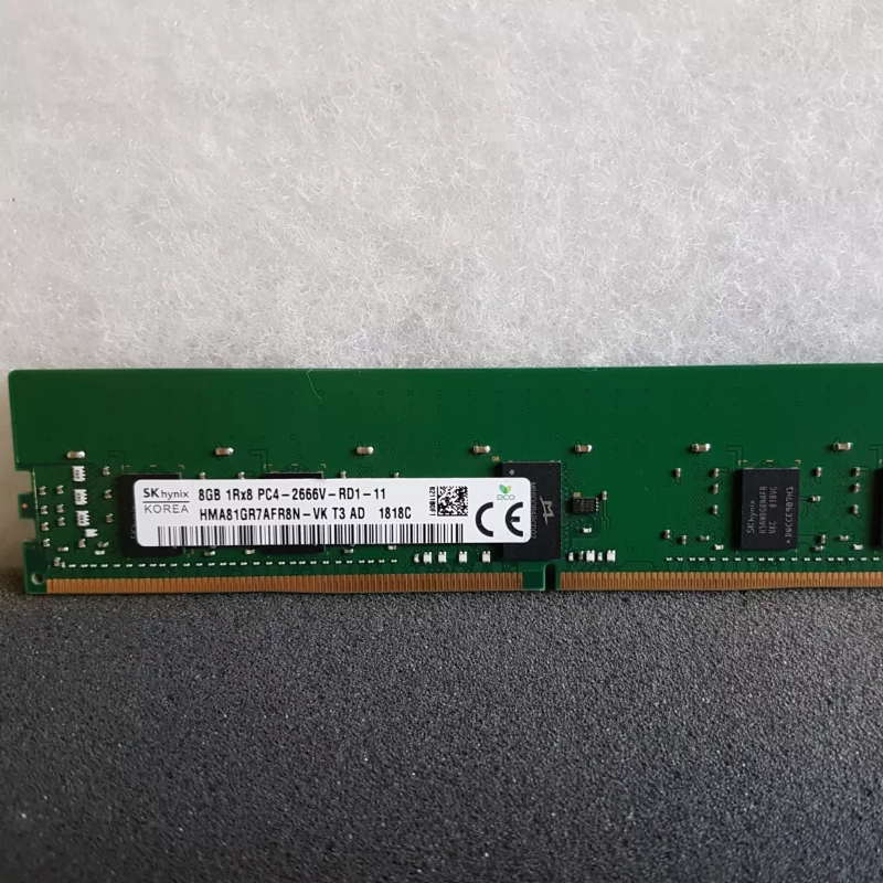SK海力士8G 1RX8 PC4-2666V-RD1-11/12 ECC REG RDIMM服务器内存