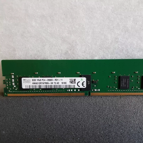 SK海力士8G 1RX8 PC4-2666V-RD1-11/12 ECC REG RDIMM服务器内存