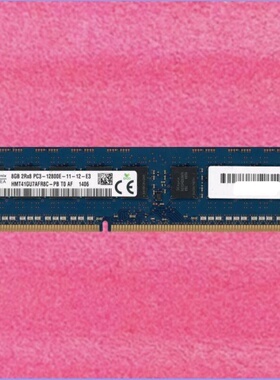 SK海力士现代8G 2RX8 PC3/PC3L-12800E-11-12/13-E3内存ECC UDIMM