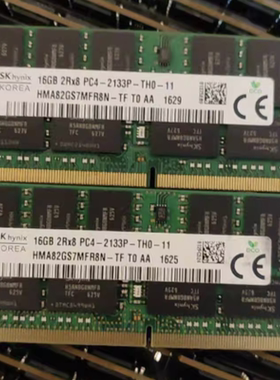 SK海力士16G 2RX8 PC4-2133P-TH0-11 DDR4纯ECC SODIMM工作站内存