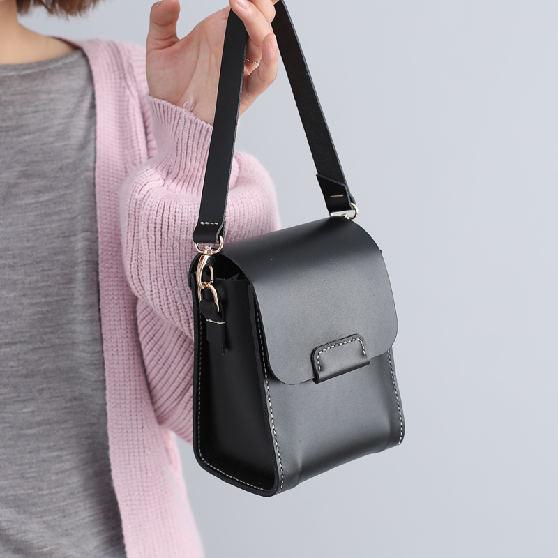 原创手工新款头层牛皮手提女包