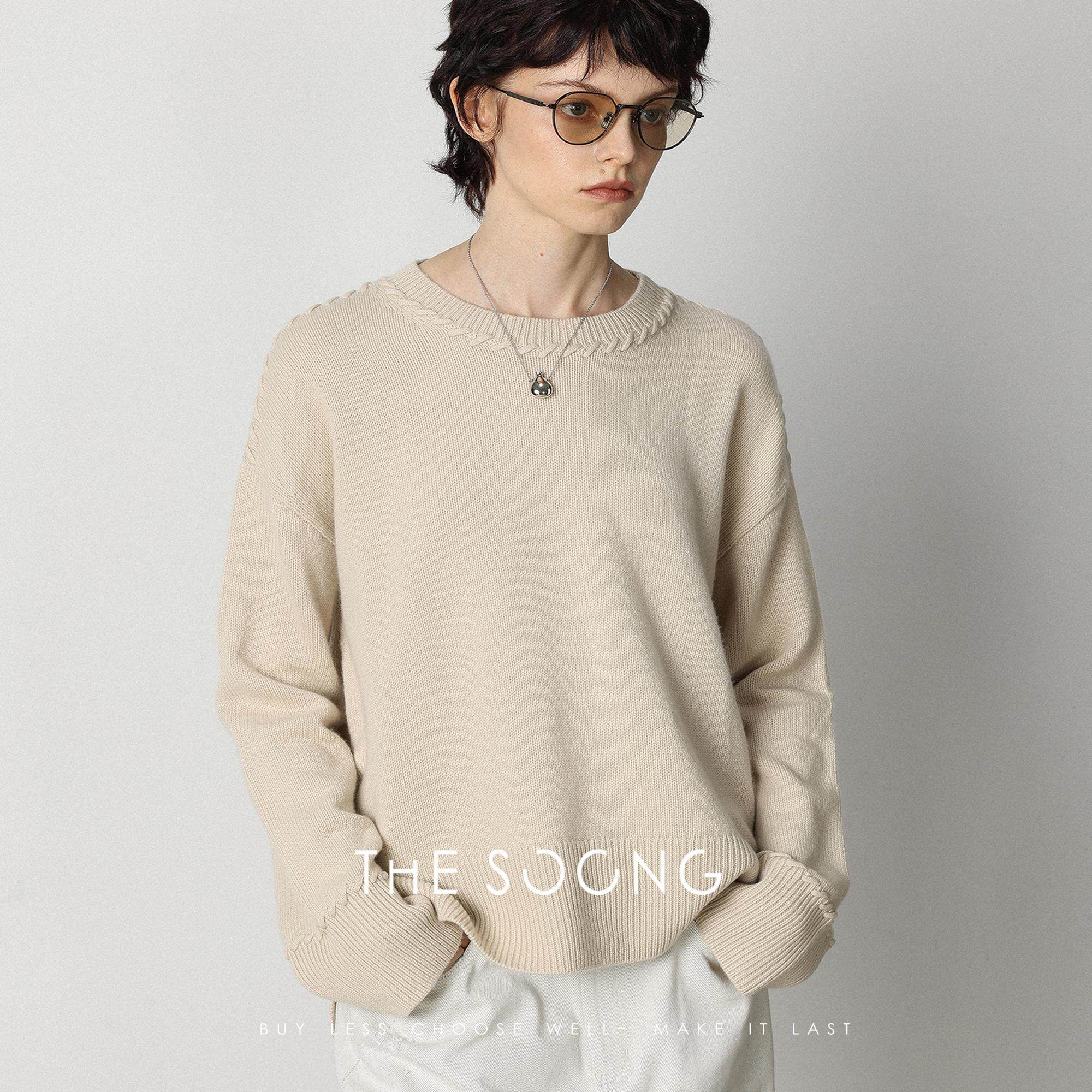 【清仓】云端质感100%纯山羊绒针织衫女秋冬保暖打底套头毛衣2999