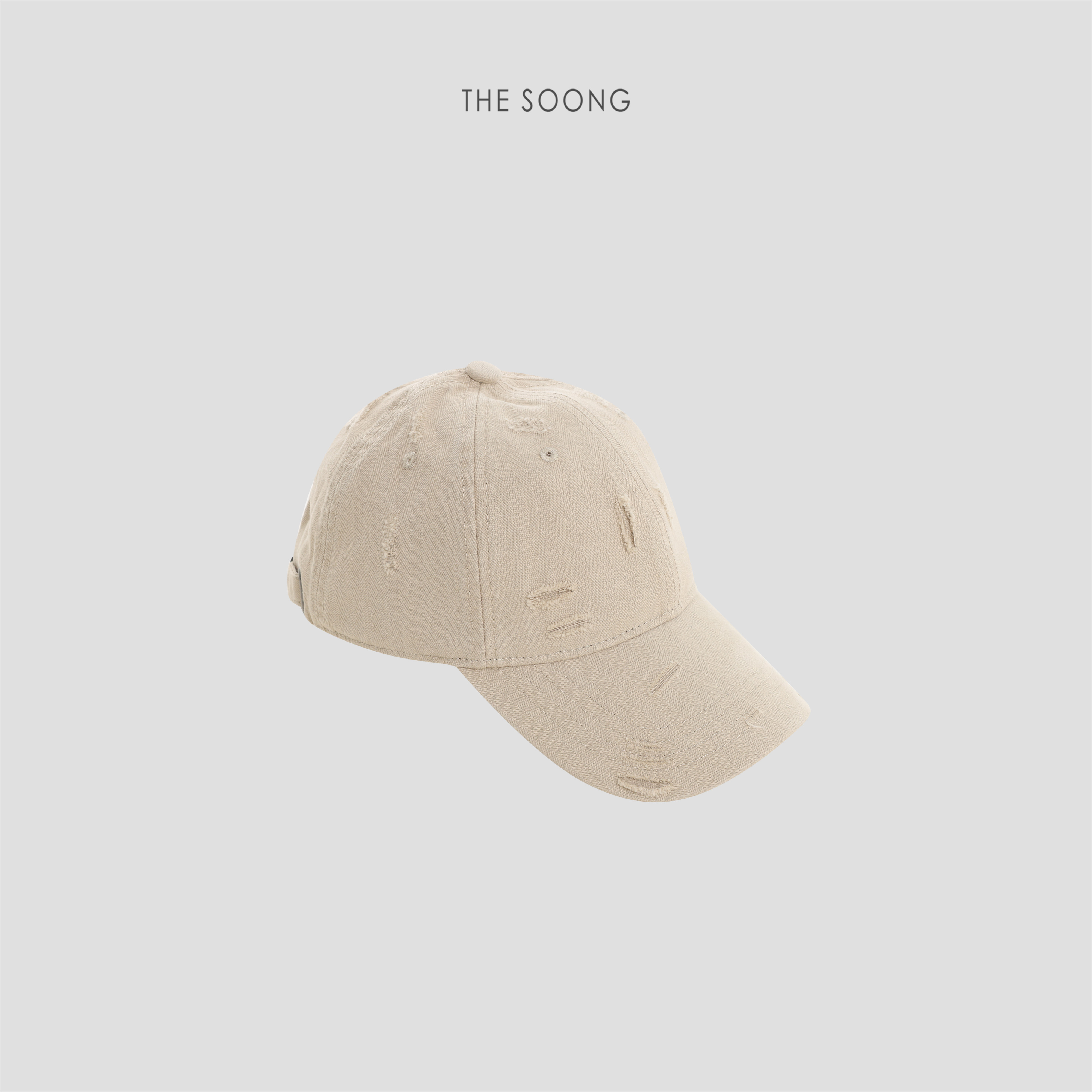 THESOONG/broken鸭舌帽 经典美式休闲手工磨破软顶棒球帽9446