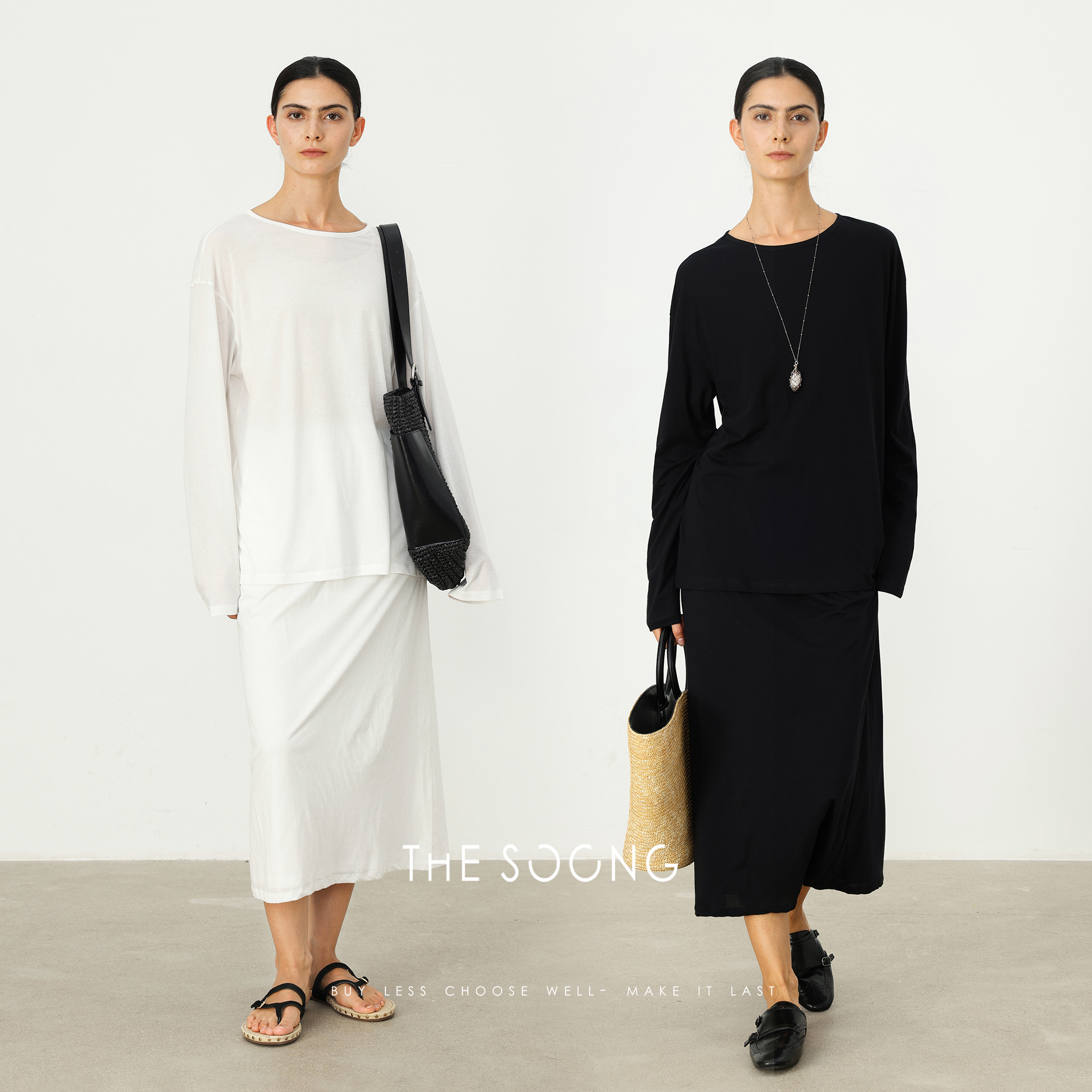 THESOONG100%长绒棉极简套装