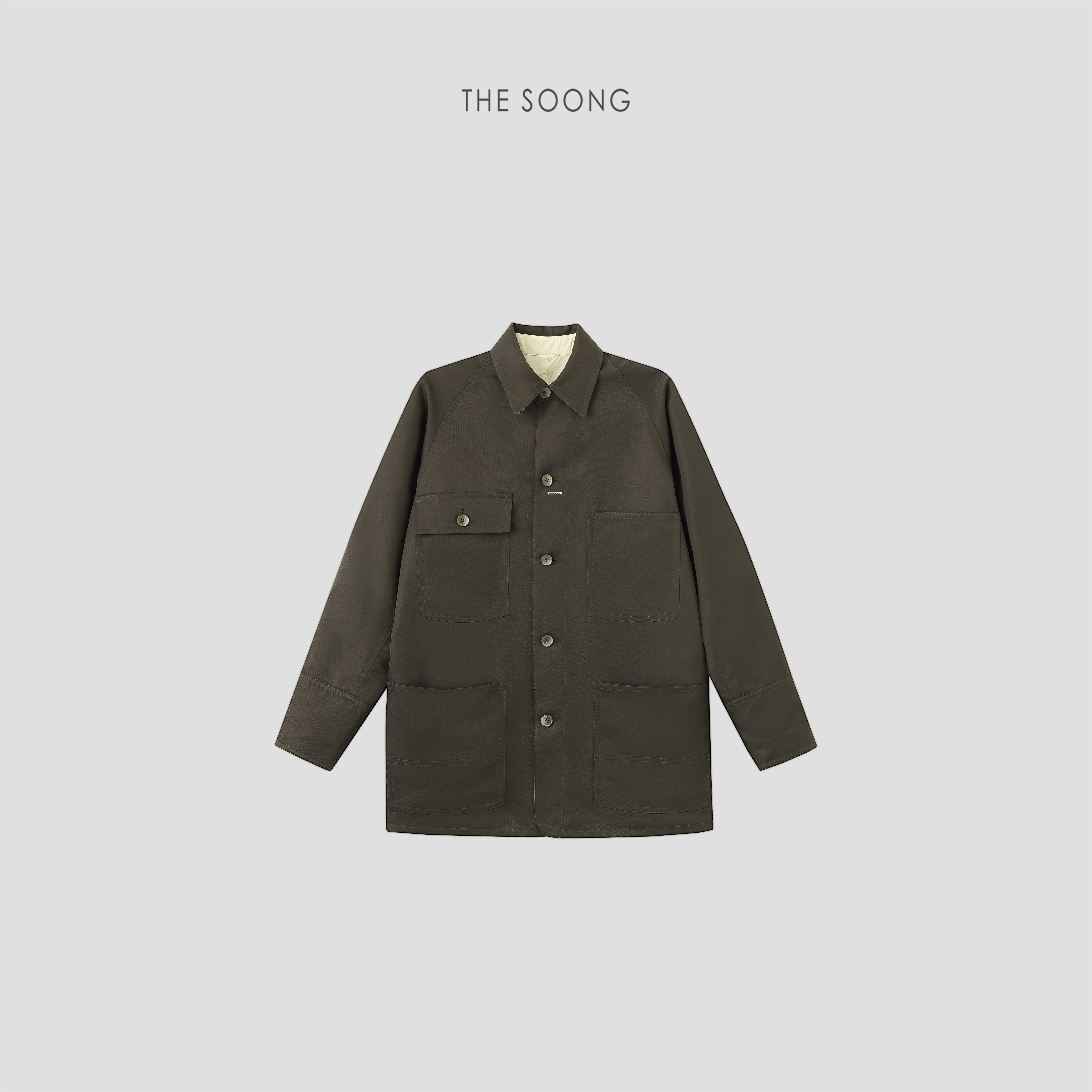 THESOONG/早春新款经典双棉撞色多口袋廓形女士翻领外套7518,女装/女士精品,短外套,淘宝优惠券,粉丝福利购,淘宝优惠卷