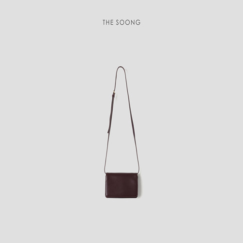 THESOONG牛皮百搭斜挎包