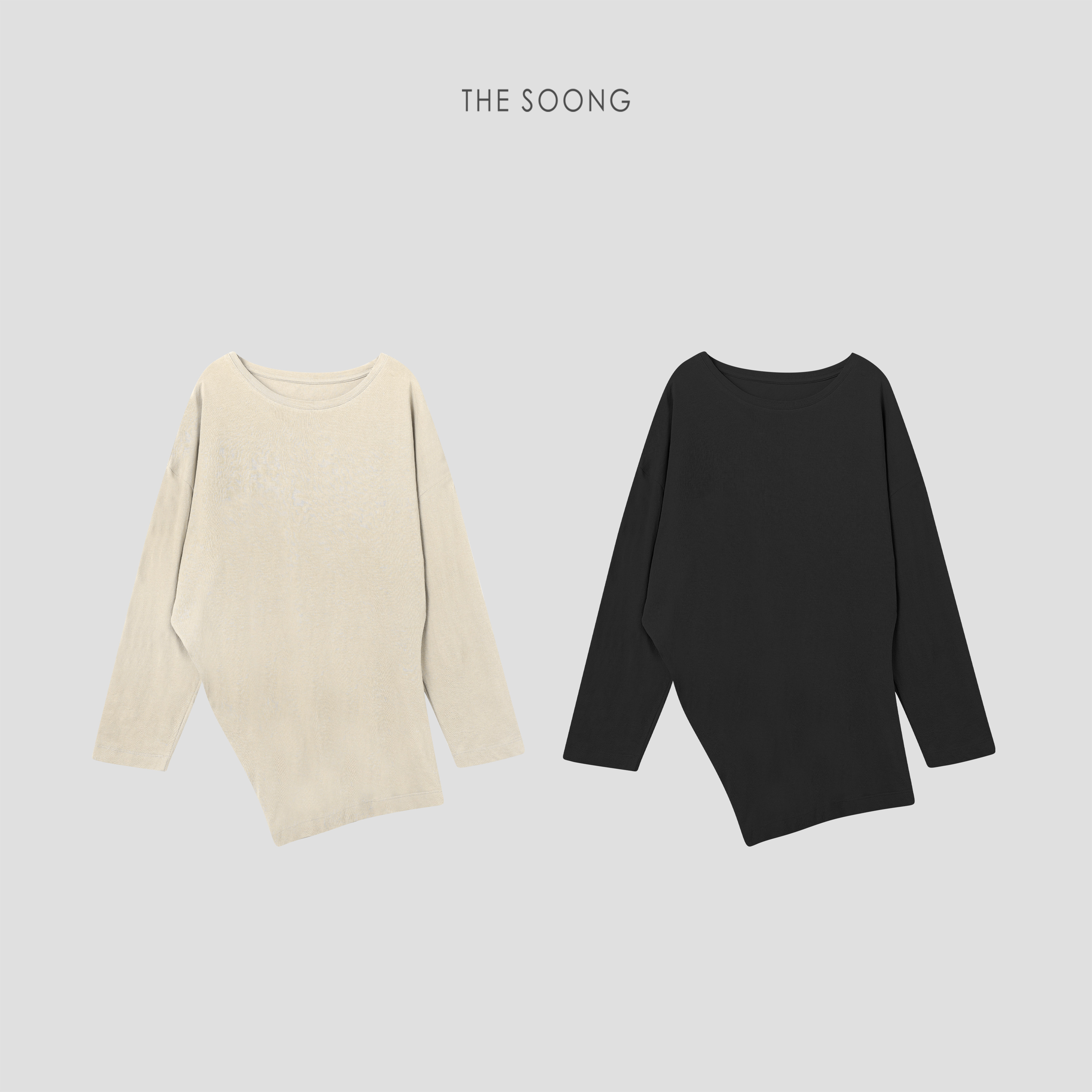 THESOONG/圆领长袖T恤