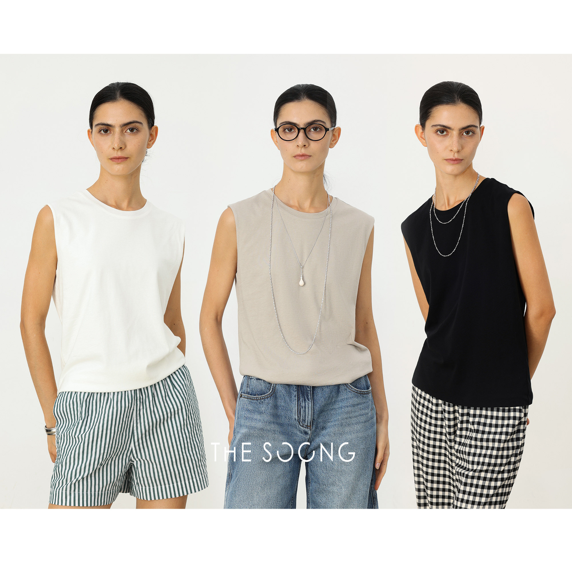 【清仓】新西兰灵地思羊毛桑蚕丝夏季女士薄款背心坎肩上衣6353