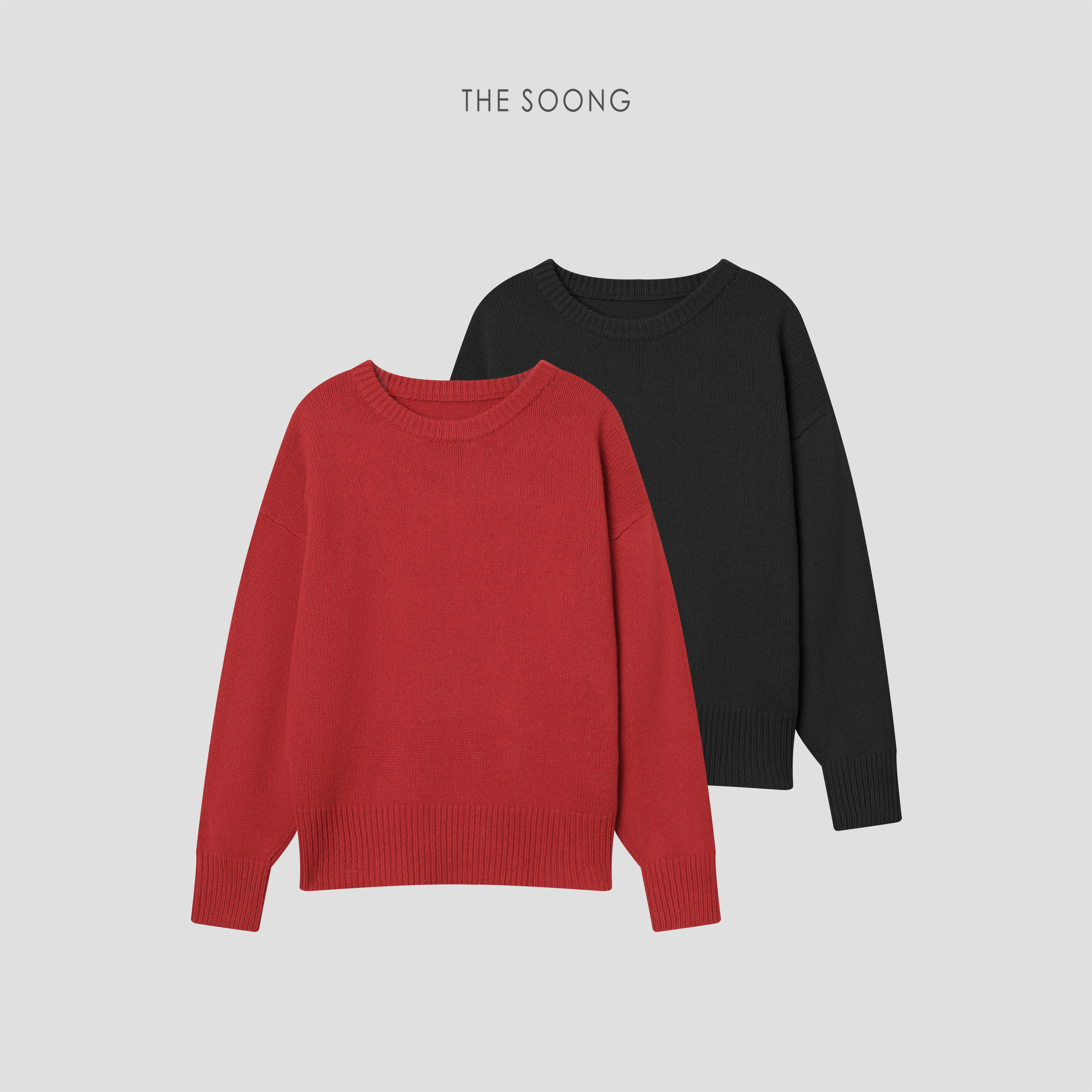 THESOONG/暖感盎然 秋冬100%羊毛细腻锁温落肩螺纹圆领毛衣女8240,女装/女士精品,毛衣,淘宝优惠券,粉丝福利购,淘宝优惠卷