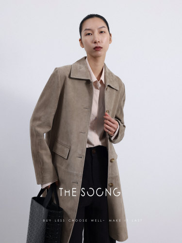 THESOONG100%羊反绒皮外套