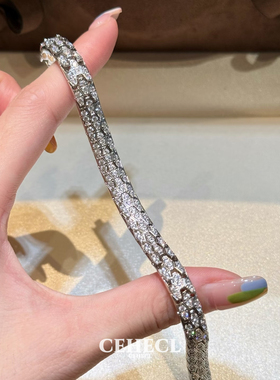2026新款蛇形满钻手链女S925纯银