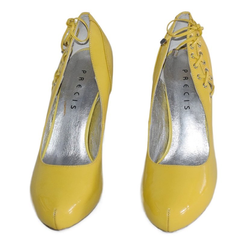 头层牛皮高跟时尚风防水台女单鞋