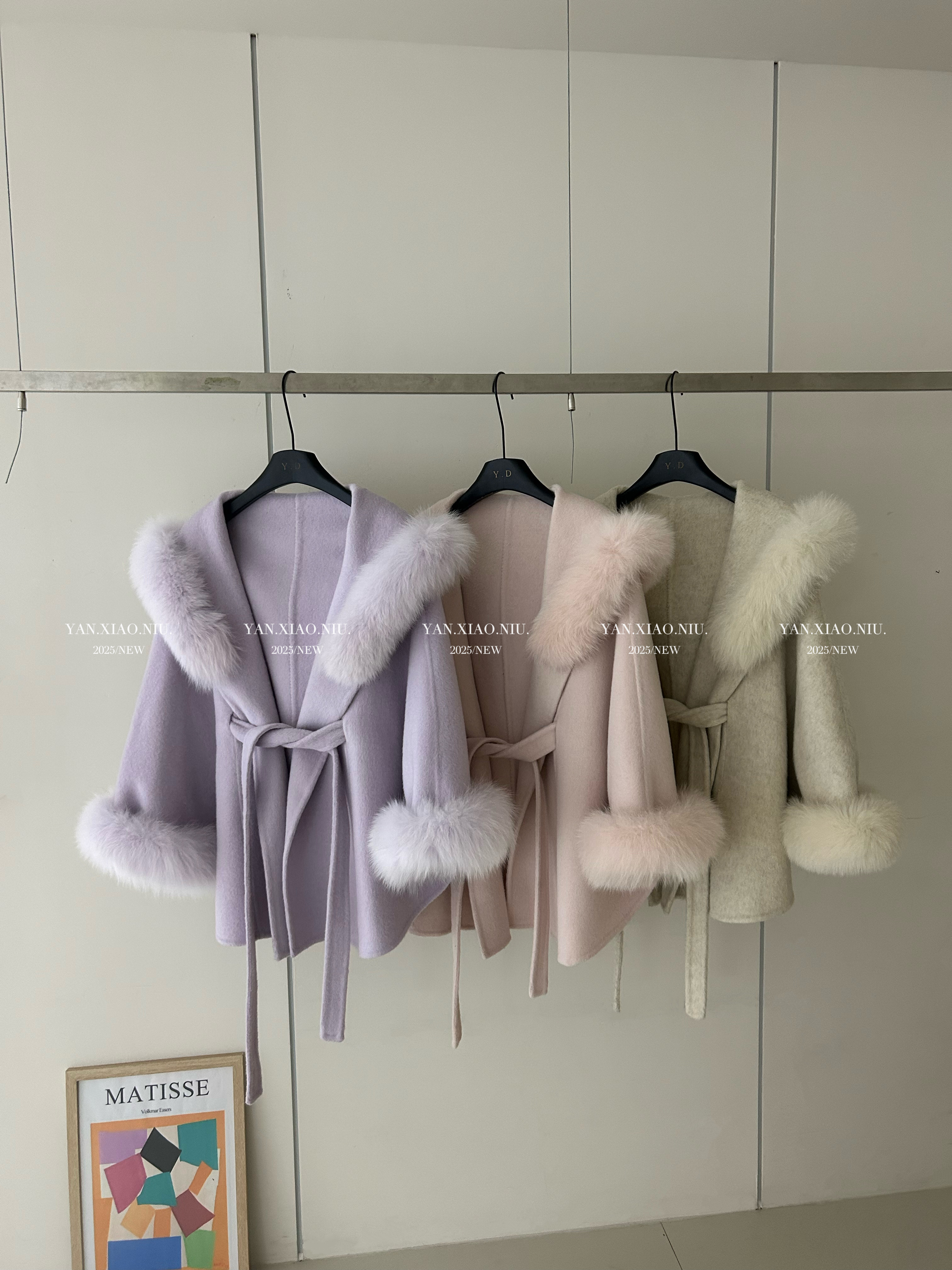 J15-76冬季韩版气质百搭显瘦狐狸毛领双面羊毛大衣斗篷毛呢外套女,女装/女士精品,毛呢外套,淘宝优惠券,粉丝福利购,淘宝优惠卷