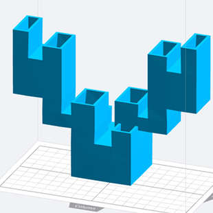 礼物鹿角小型笔筒创意奇独家生日原创客厅摆件玩具现代3d打印树脂