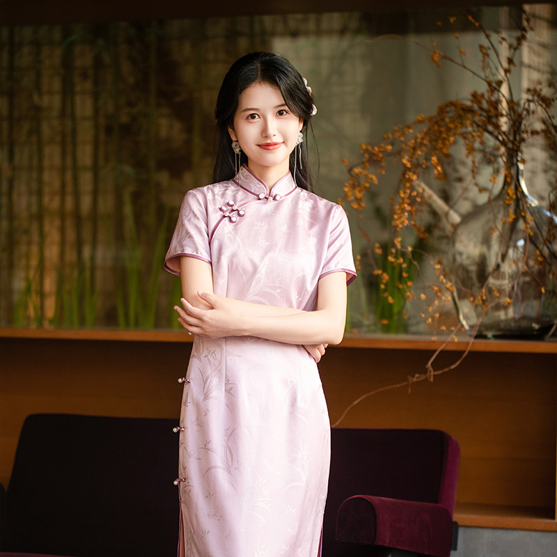 中式旗袍女送考服夏季新款高级感